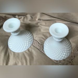 White Decor Candleholders